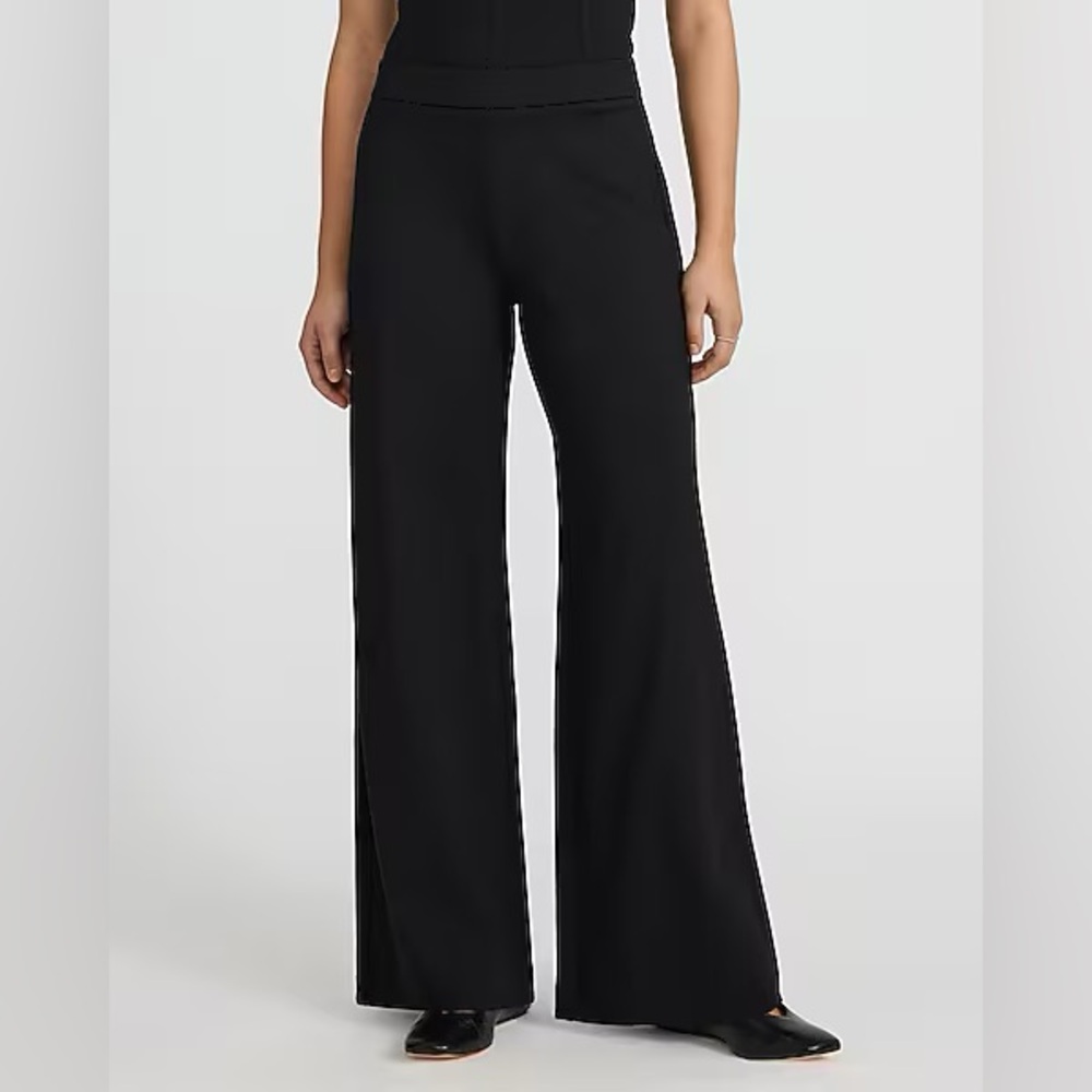 Express Ponte High Waisted Wide Leg Pant